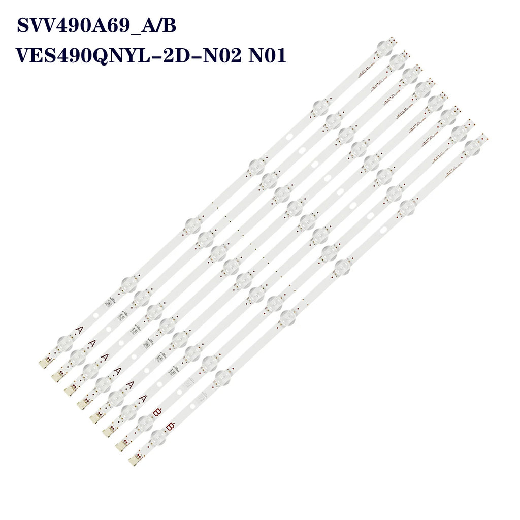 LED Backlight Strip for 49V6863 49HT2600 N0117DB49V17B 17DB49V17C 30092638 VES490QNYL-2D-N01 N02 N03
