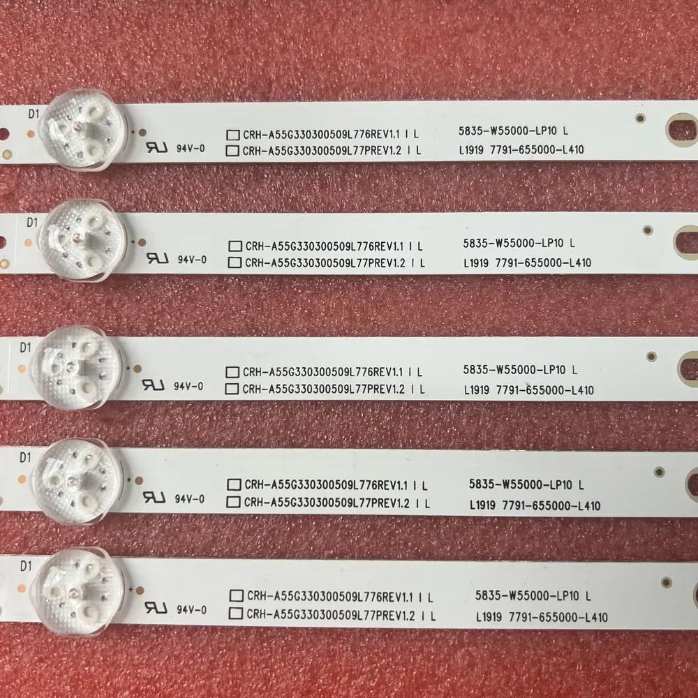 LED Backlight Strip for Skyworth 55G2A CRH-A55G330300509R776REV1.1, CRH-A55G330300509L776REV1.1 ST5461D007-1