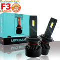 F3 90W LED Headlight Bulb Fog Light H1 H4 H7 H8 H11 H13 880 