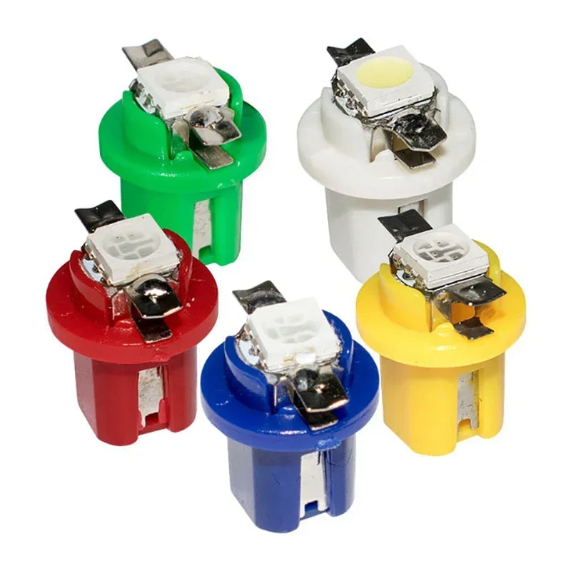 5/10Pcs 12V T5 LED Car Instrument Panels Bulbs High-quality 
