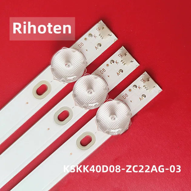 LED Strip 8leds For Element ELST4017 E2SW3918 KSKK40D08-ZC22AG-03 303KK400033 - Replacement TV Backlight Strip