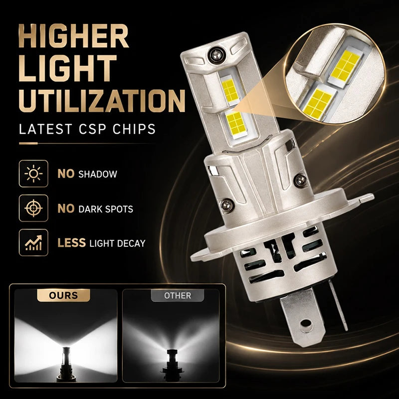 OSRAM Original FLASH LED H4 H19 Car Headlight Bulb P43t PU43