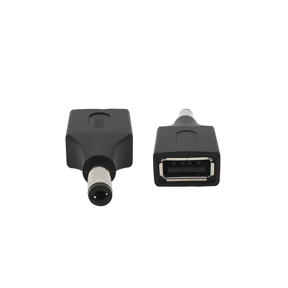 1/2/5Pcs 5.5 2.1mm Female Jack Socket to USB 2.0 Type A Male