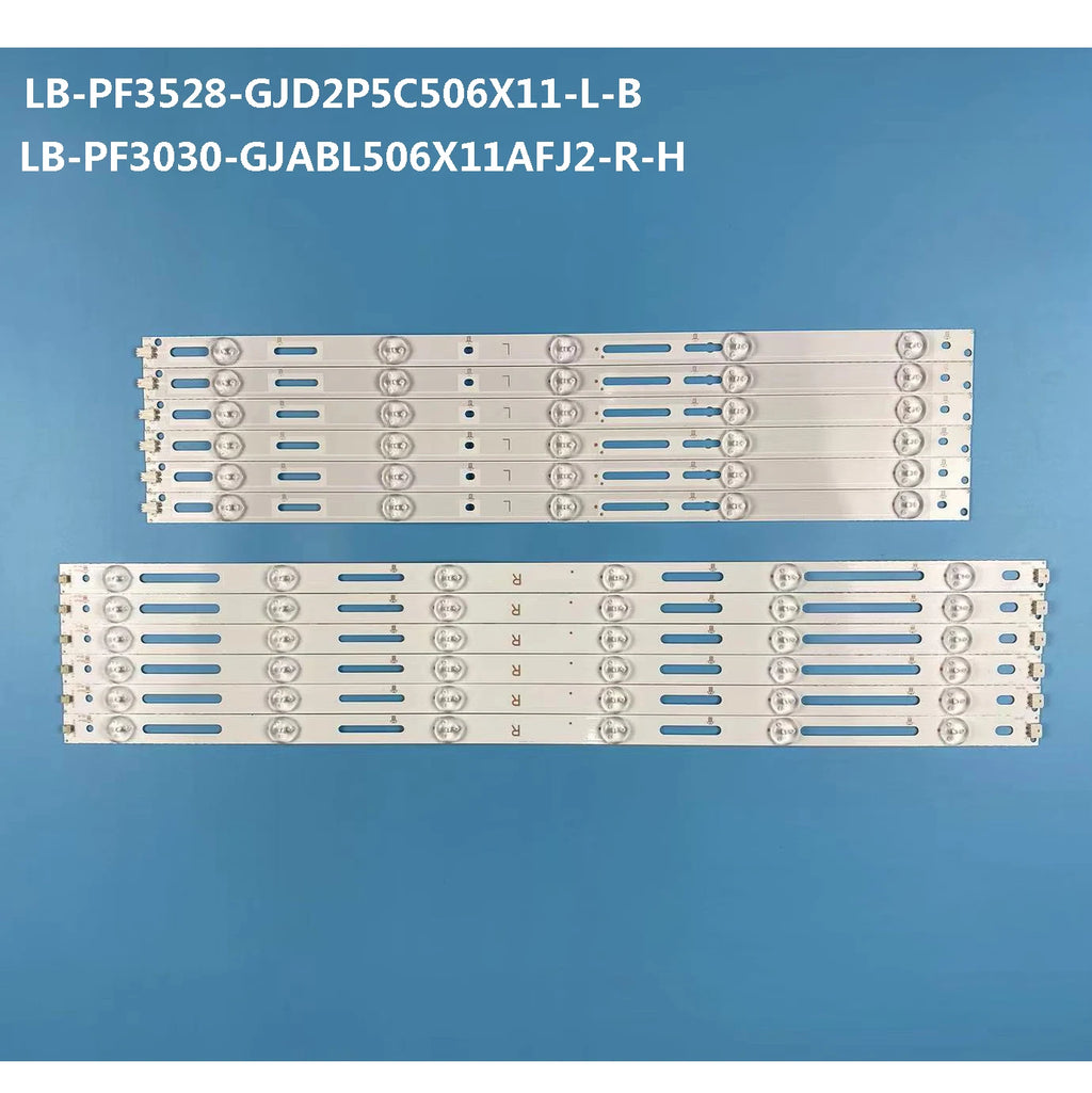 LED Backlight Strip for LB-PF3030-GJABL506X11AFJ2-R-H LB-PF3030-GJUHD496X11 TPT490U2-EQYSH LBM490E0501