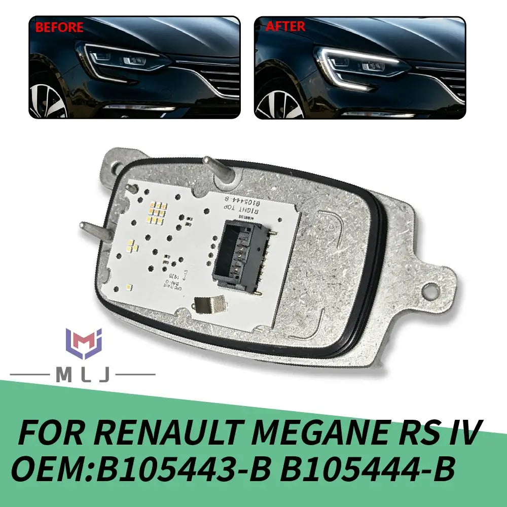 Headlight LED Angel Eyes DRL White Light Source Module Turn Signal Control Module B105444-B for