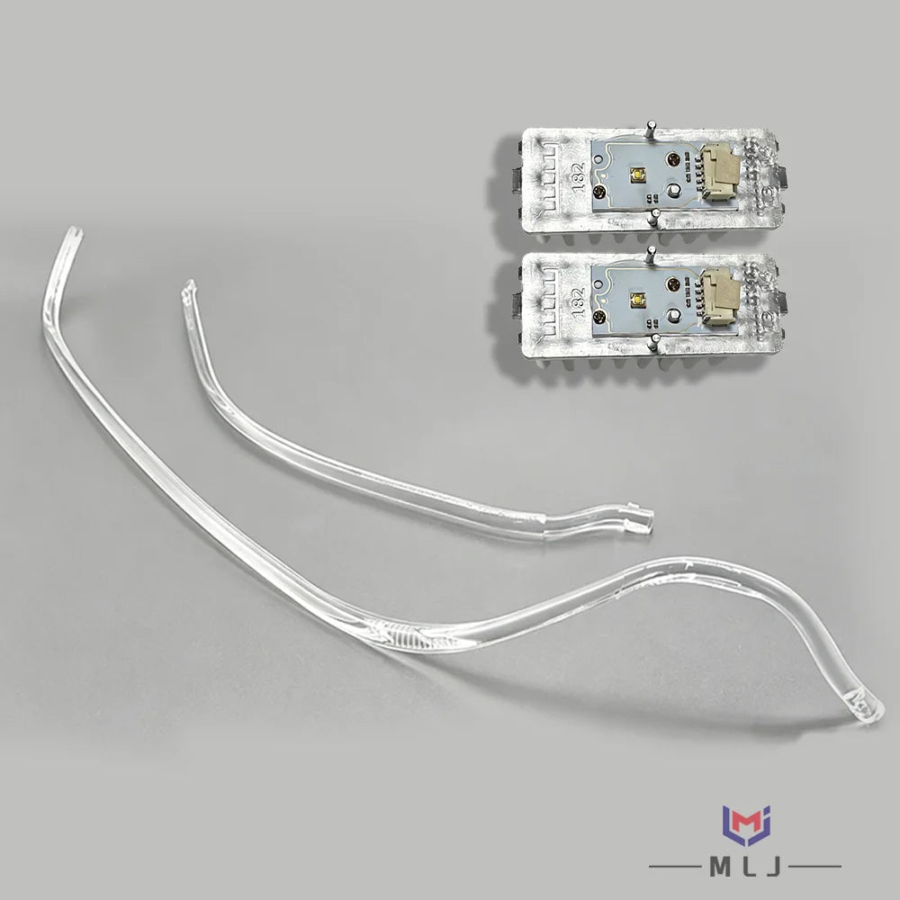 DRL Angel Eye Module Light Guide Strip For Audi A4 RS4 A4L B8 PA 2012-2016 White Headlight P121260 DRL Tube