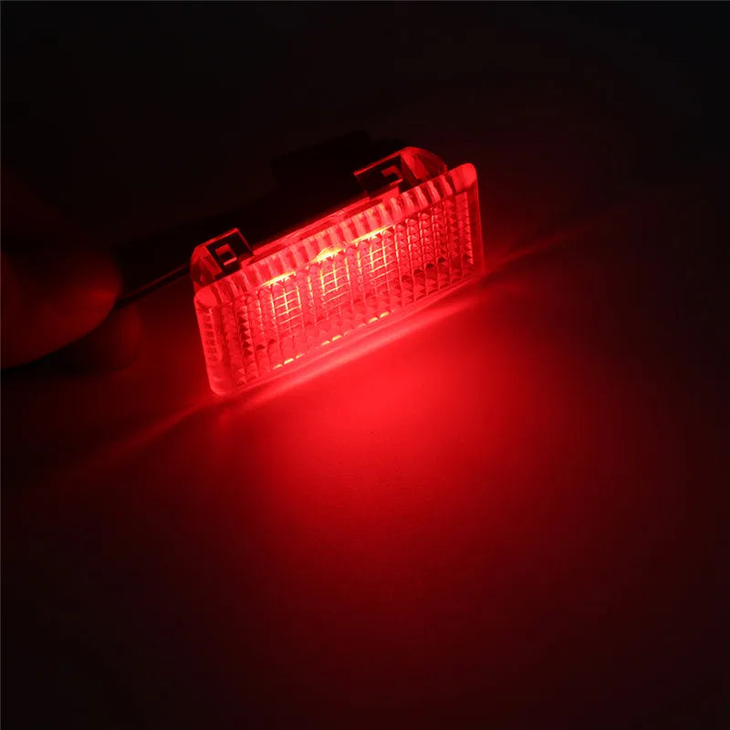 2Pcs/Set Car Interior LED Trunk Light Bulbs Kit Projector Blue White Red Purple For Tesla Model 3 Y S X Auto Accessories