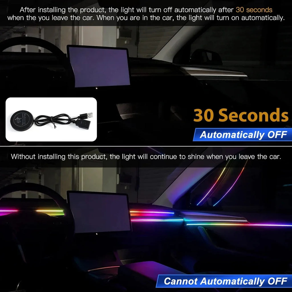 Vgetting Car Ambient Light 30 60 Seconds Module For Tesla Mo