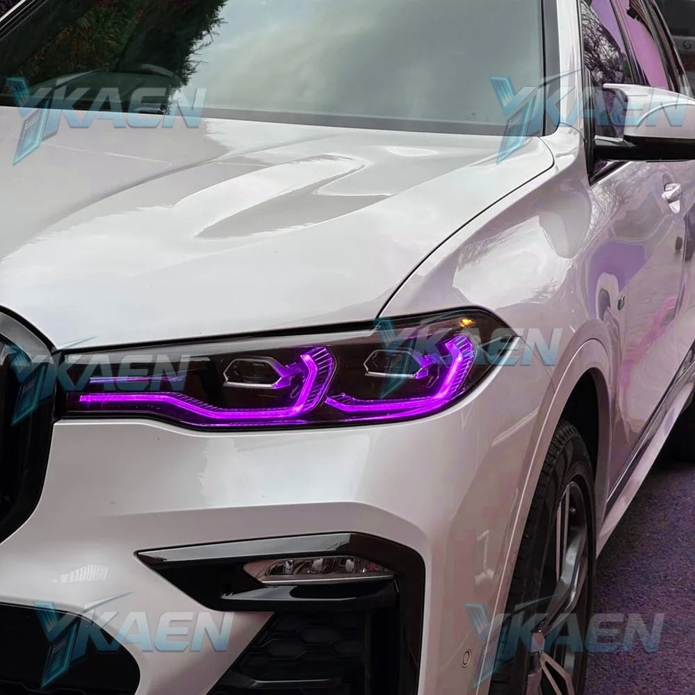 DRL Boards For BMW X7 G07 2019-2021 Laser Headlight Daytime Running Light Chips Angel Eyes Blue Red White for