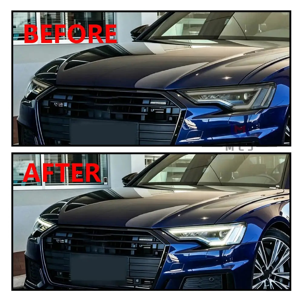 Headlight LED Chip DRL Light Turn Signal Board White DRL Boards Daytime Running Light for Audi C8 A6