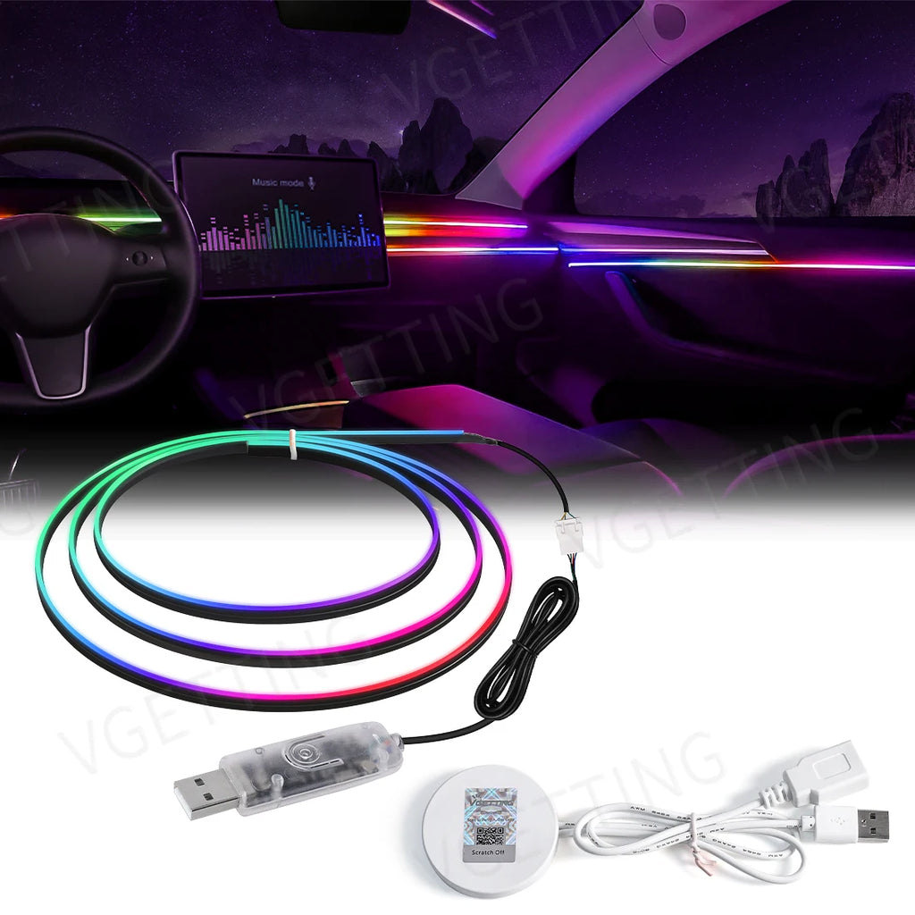 Vgetting Car Ambient Light 30 60 Seconds Module For Tesla Mo