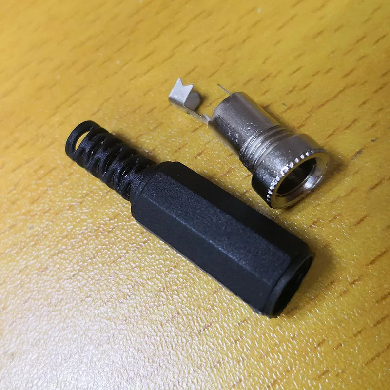 5pcs 10pcs DC female male Power Plug 5.5mm x 2.1mm Male Fema