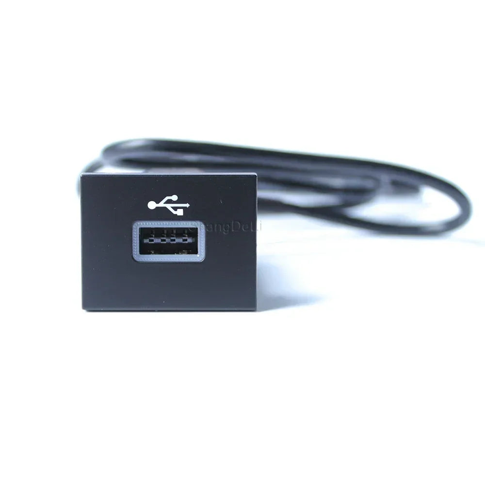 Car Black/Silver USB Input Adapter Audio Radio u-disk flash 