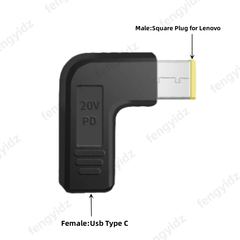 Laptop Power Adapter Connector Dc Plug USB Type C Female to 