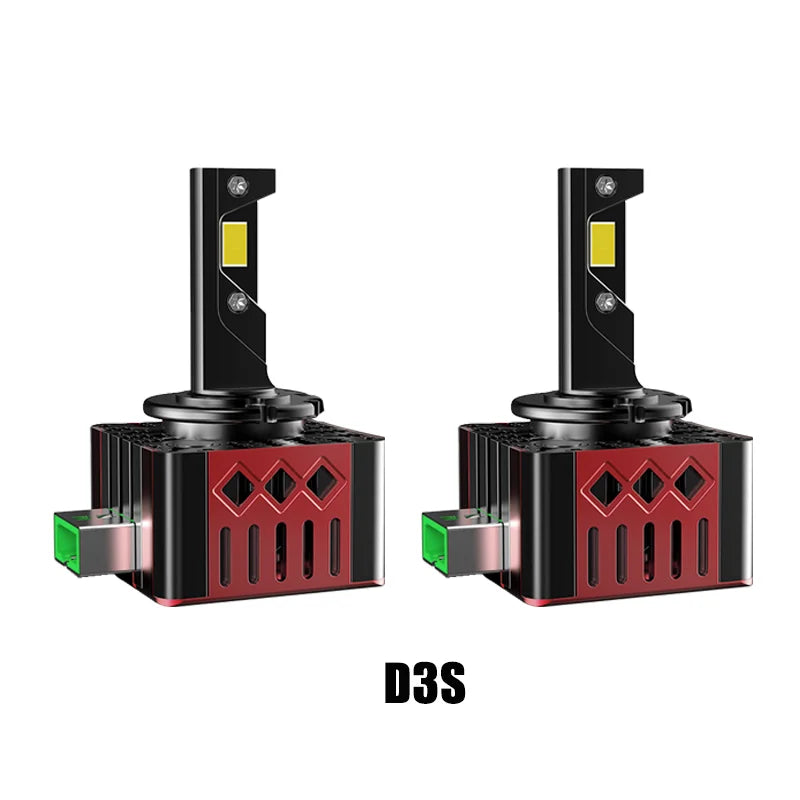 D SERUES D3S Car LED Headlight Bulbs White Auto Lamp 160W D1S D2S D4S D5S Canbus Error Free 12V 24V Xenon Headlamp Replacement