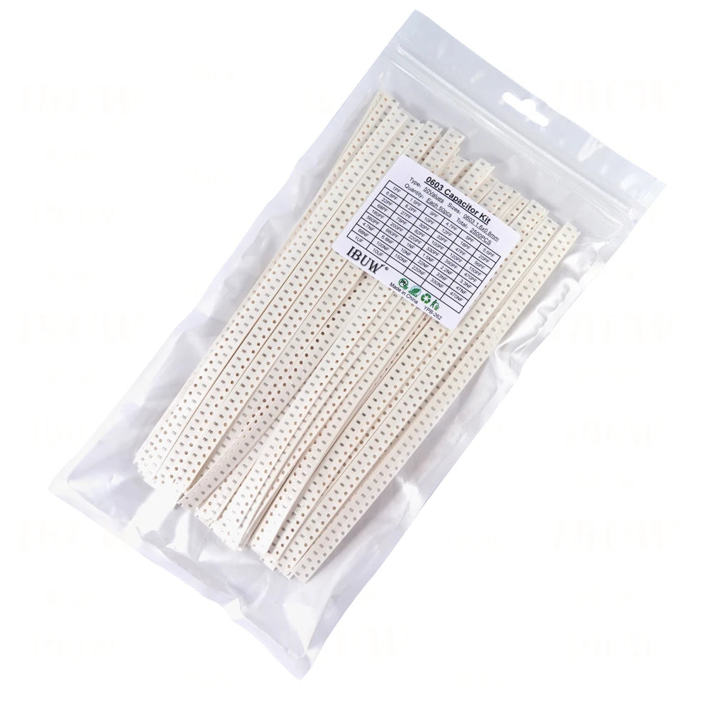2500pcs 0402 0603 0805 SMD Ceramic Capacitor Assorted Kit 50