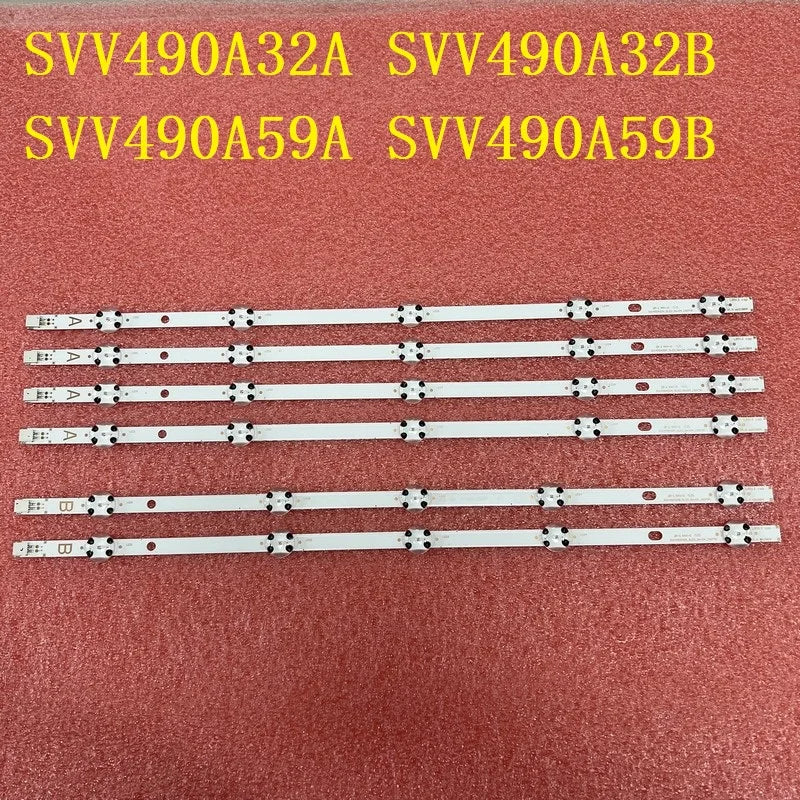 LED Backlight Strip for Kit LED Strip For D49U297N4CW D49F286B4CW Telefunken TE49282B34C2H D49F283M3CI