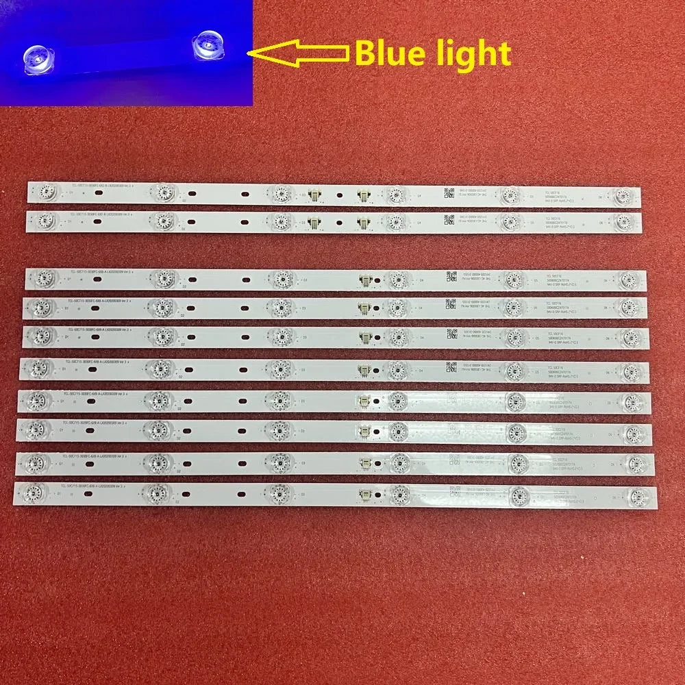 LED Backlight Strip for6LED Blue Light For TCL 50AC710 50C711 50C715K 50C711K 50C715 3030FC-6X8-A
