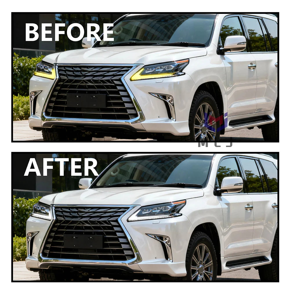 Headlight Angel Eyes Acrylic Light Guide Tube DRL Strip Direct Replacement Spare Parts for Lexus