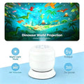 Mini 360 Rotating Night Light Projector USB Jurassic Dinosaur Projection Lamp Dinosaur Forest Elements Bedroom Decor