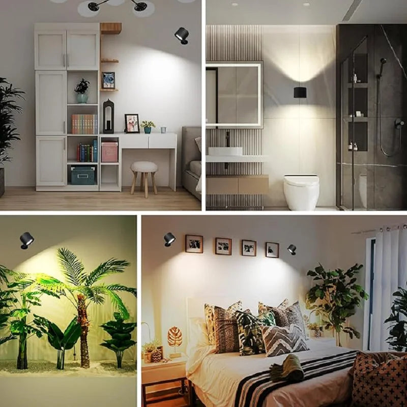 LED Wall Sconces Light Touch Control Double Head Wall Lamp 3