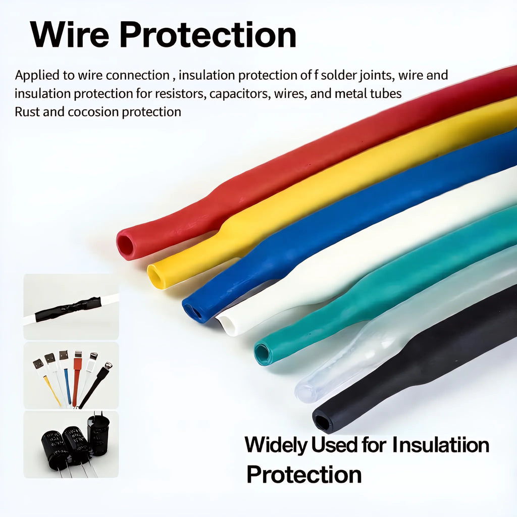 4 1 Heat Shrink Tubing with Adhesive 1m/2m/5m 7 Colors 2mm 5