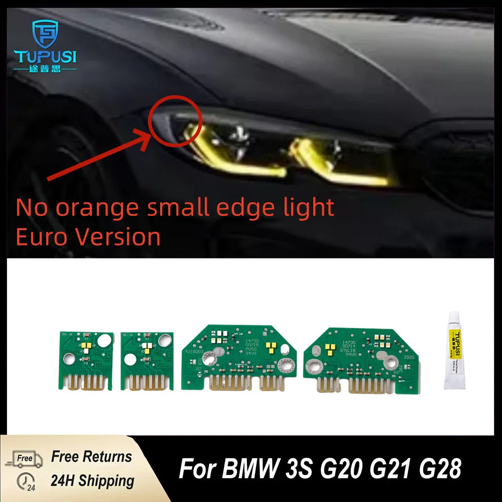 DRL LED Module Board LED boards Yellow For BMW 3 Series G20 G21 G28 daytime running lights Turning Signal