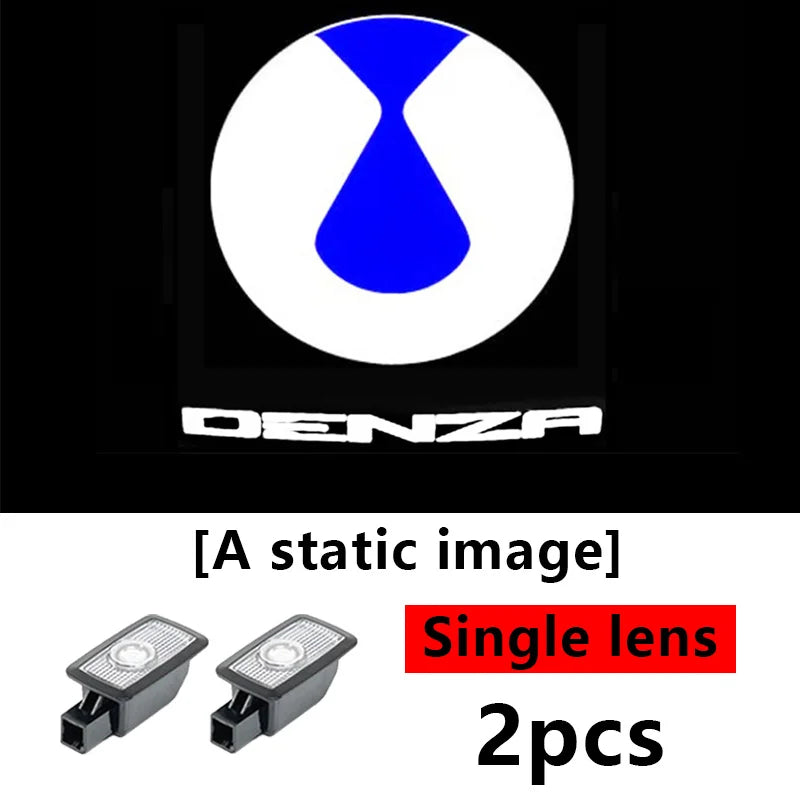 For BYD Denza B5 Denza B8 2024+ LED Door Welcome Lights Door Opening Projection Floor Light Ambient Lighting Car Accessories