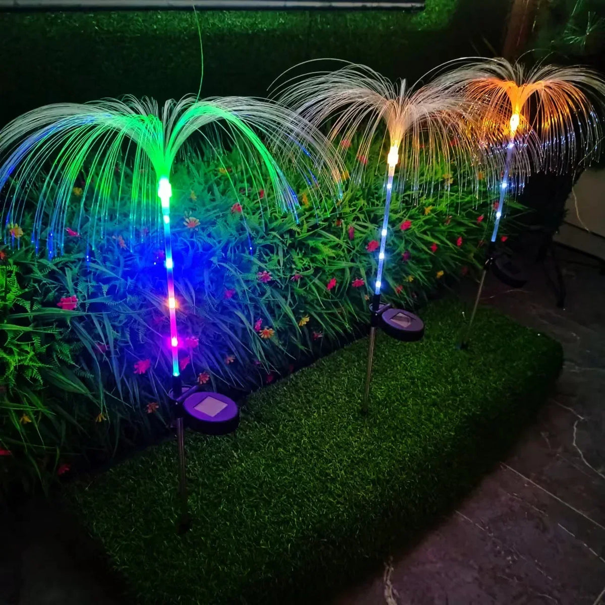 LED Solar Jellyfish Garden Lights Outdoor Waterproof Christm