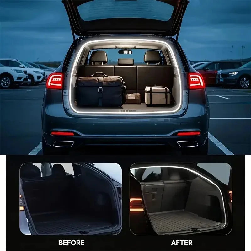 LED Car Trunk Light Strip Automatic On/Off Sensor Ambient Li