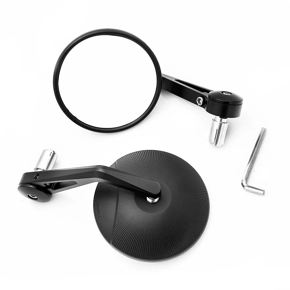 Motorbike PP Material Reflector Handlebar Mirrors CNC Universal Reversing Motorcycle Rear View
