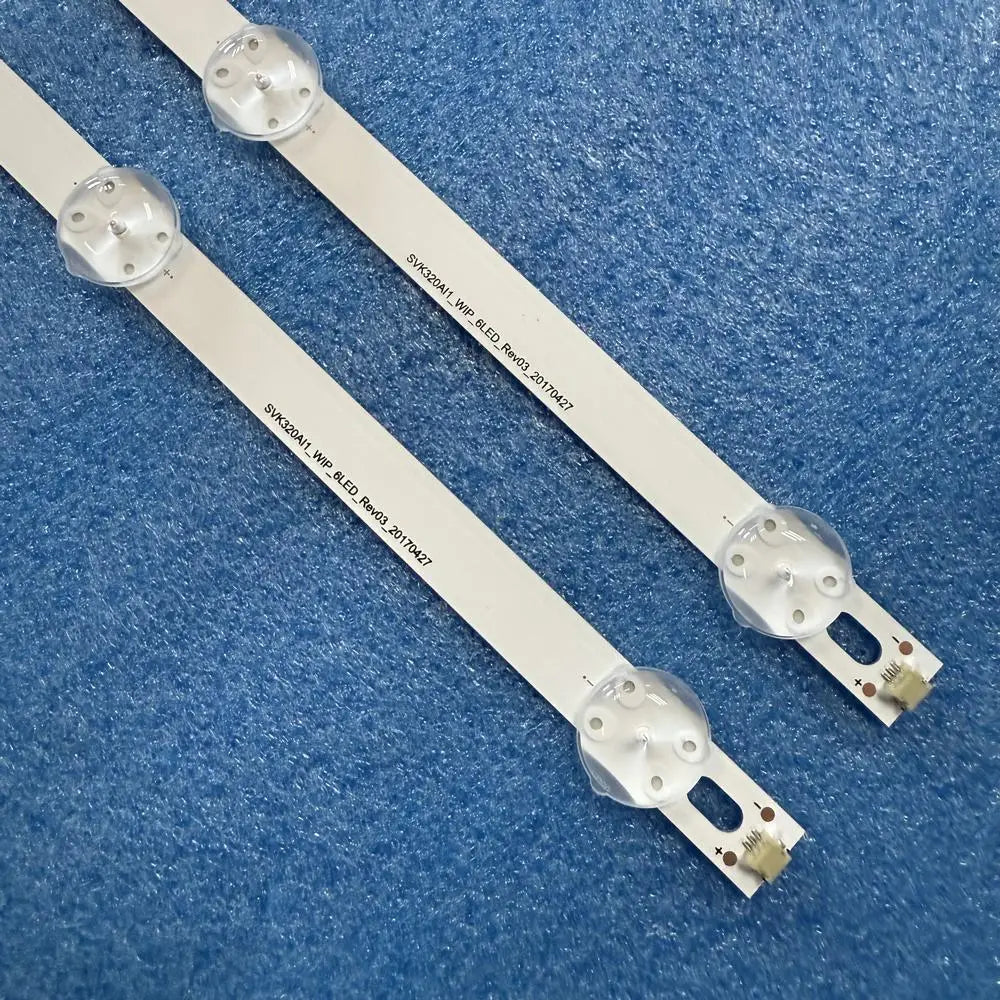 LED Backlight Strip for 2pcs set LED backlight strip bar For 32"TV 32PHS4012I2 SVK320A11 WICOP 6LED REV03