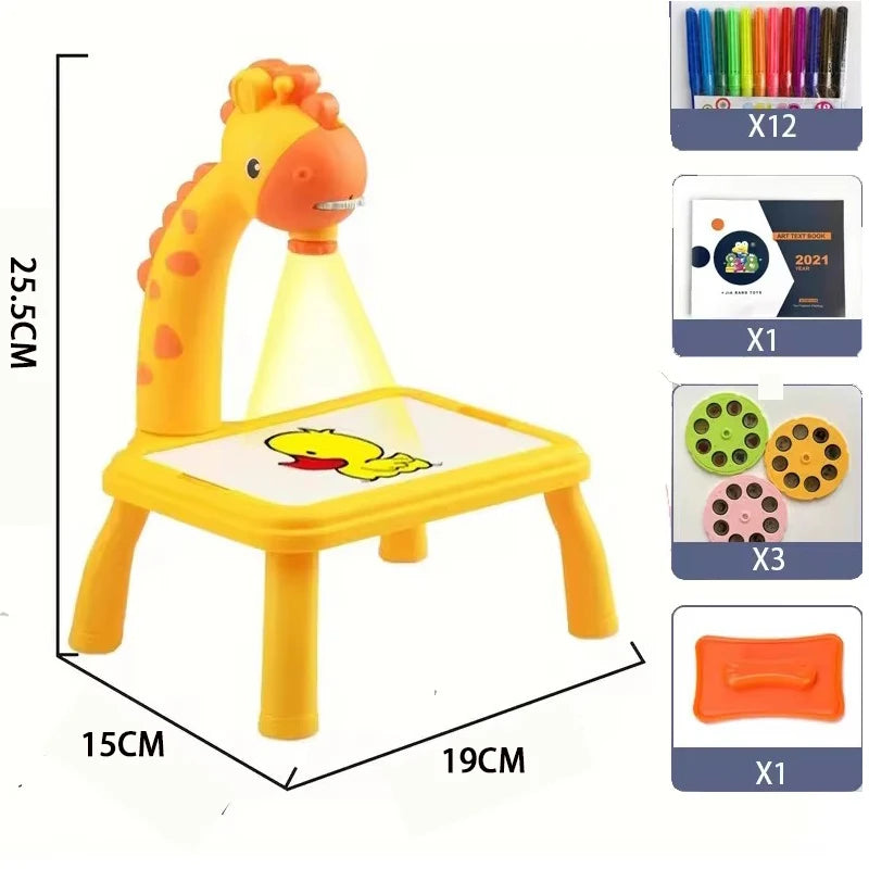 Mini Table Paintings For Children Smart Giraffe Style Projec