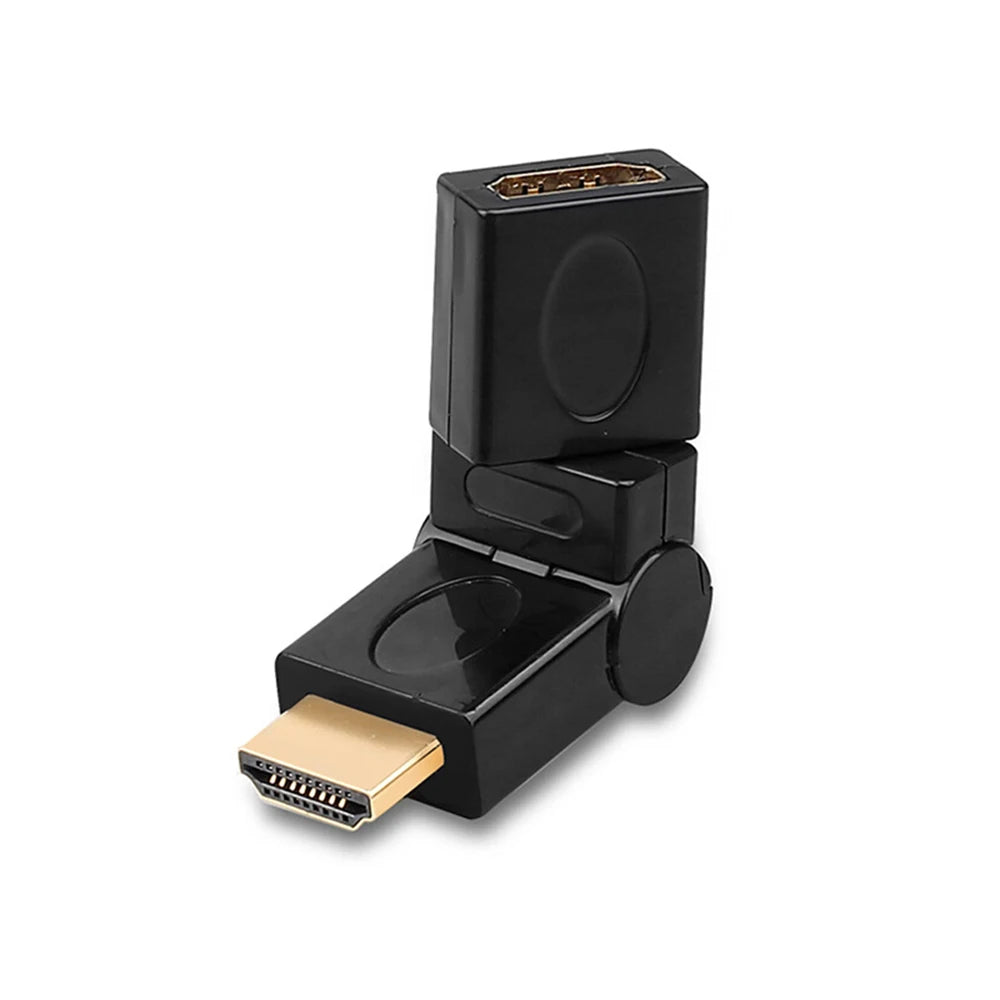 HDMI-Compatible Adapter 90 270 Degree Right Angle Male to Fe