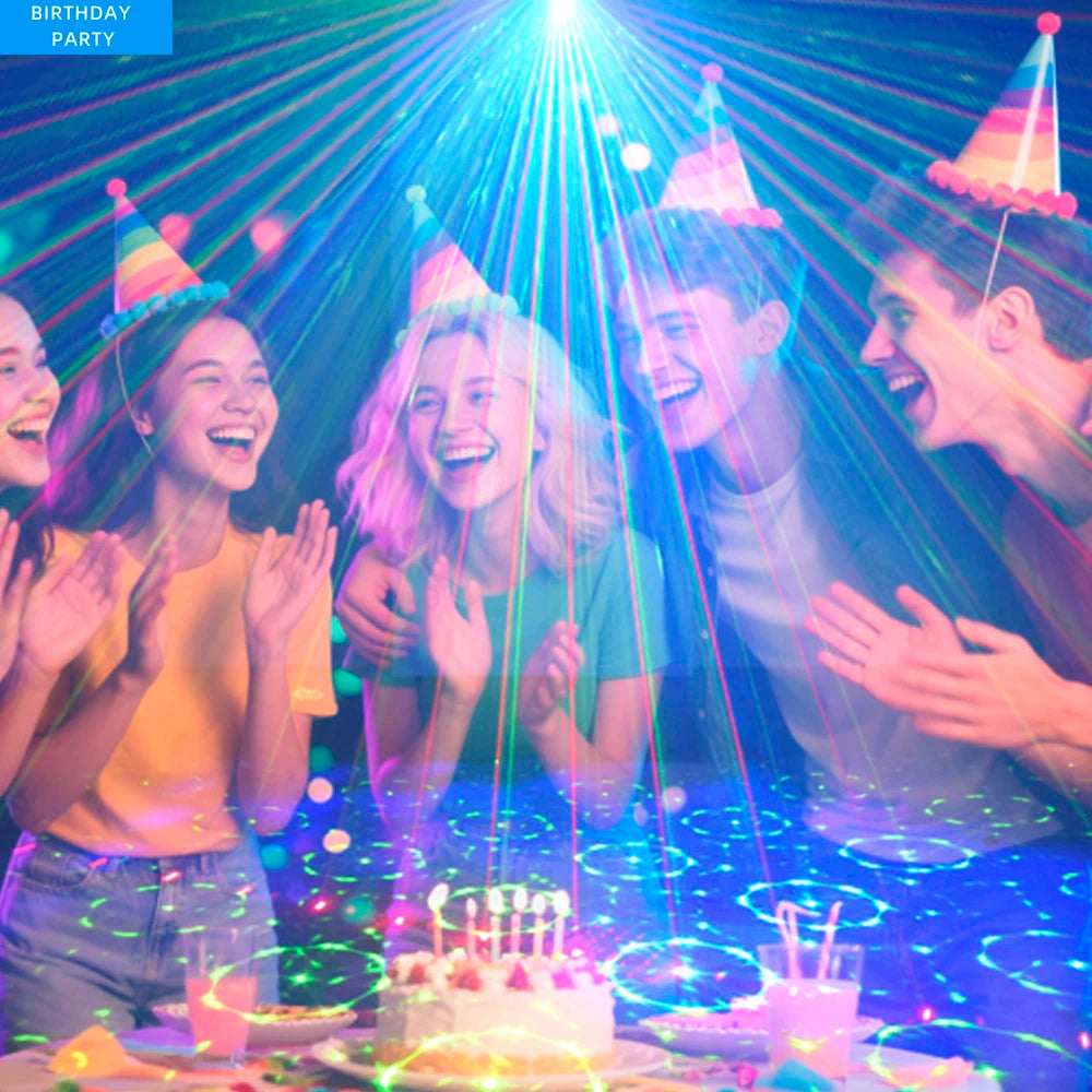 Mini 60 Patterns Projector Party Effect Lights DJ Disco Holi