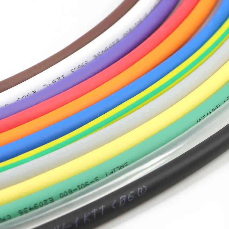 10Meters Heat Shrink Tube 2 1 Shrinkage Ratio Dia 0.6 0.8 1 