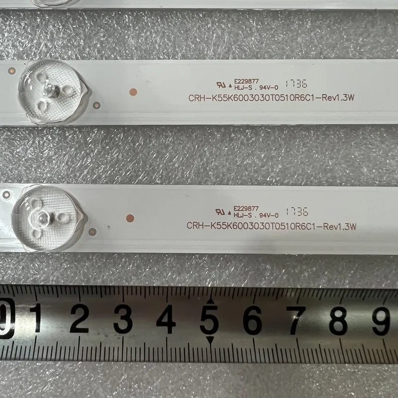 LED Backlight Strip for10LED For Celed554k1018b7 DLED55CNC ZX55ZC332M10A0A4 ZX55ZC332M10A0V2-K600