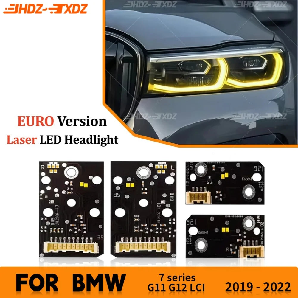 Angel Eye DRL Board Lightsource For BMW 7 Series G11 G12 LCI 730i 740i 750iX 2019-2022 Laser LED Headlight