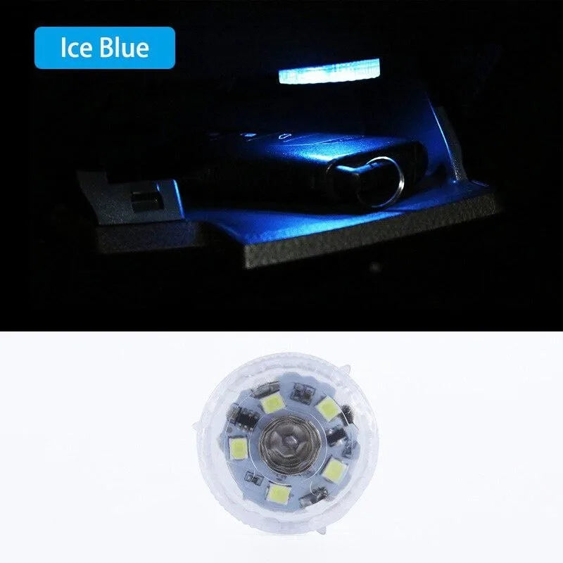 Car Mini Led Touch Switch Light Auto Wireless Ambient Lamp Portable Night Reading Light Car Roof Bulb Car Interior Light