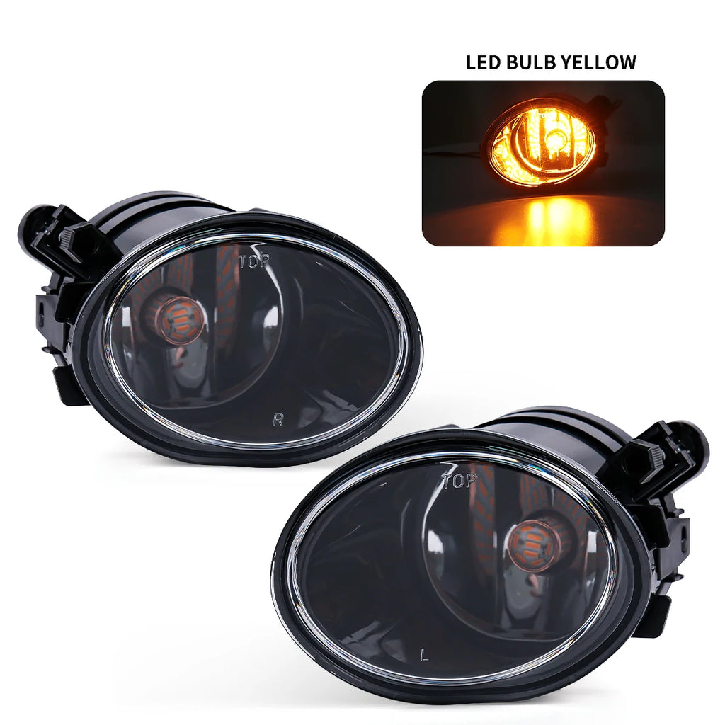For BMW E39 M5 2001 2002 2003 E46 3 Series M3 2002 2003 2004 2005 2006 Fog Lights Headlight Front Driving Lamp Halogen LED Bulbs
