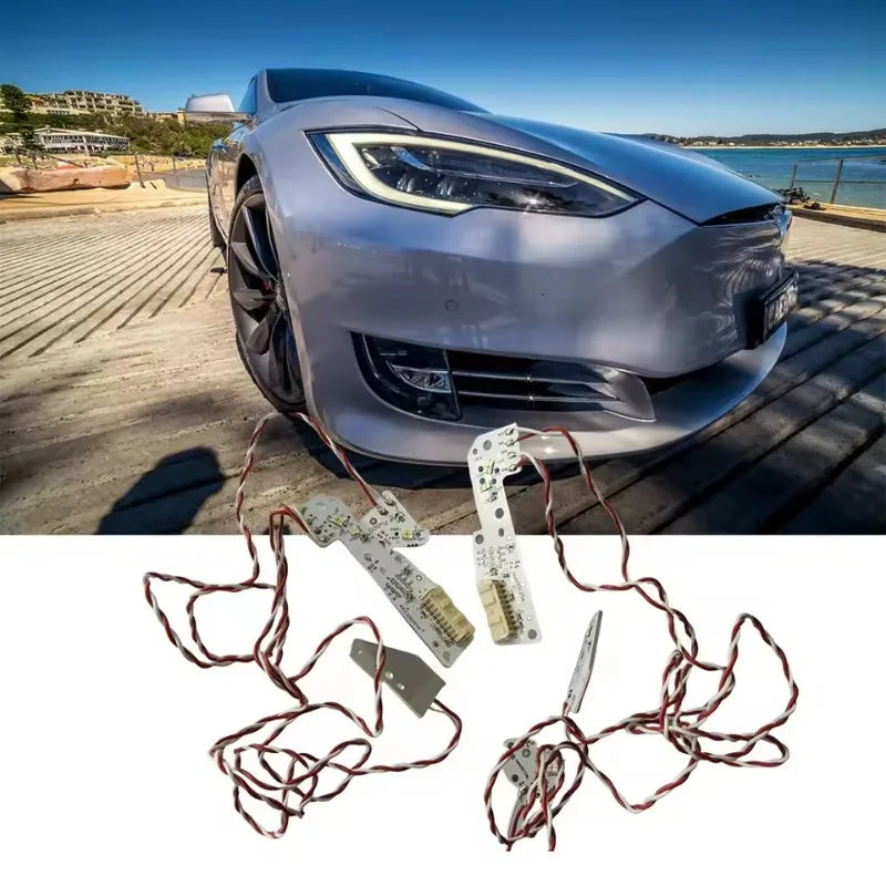 DRL LED Board for Tesla Model S 2016-2023 Daytime Running Light Chip Ballast Car Headlights Chip Ballast