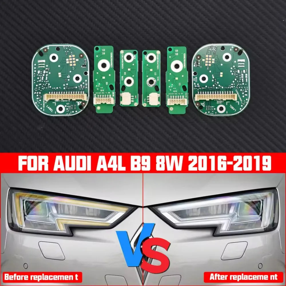LED Headlights DRL Chip for Audi A4L B9 8W 2016-2019 Daytime Running Light Stable Performance Replacement