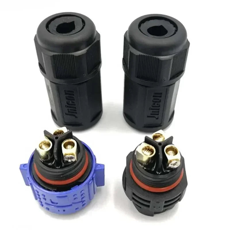 IP67 M25 Connector 2 3 Pin 50A Male Female Connectors 6-18mm
