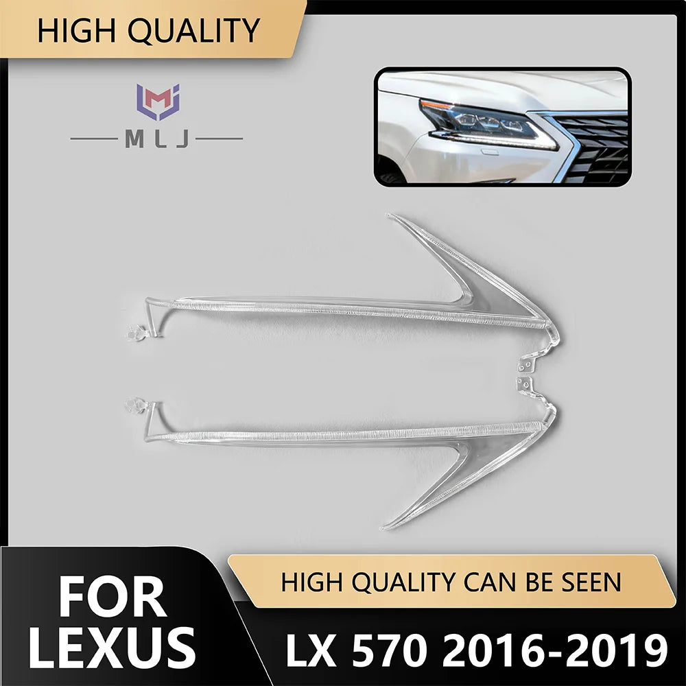 Headlight Angel Eyes Acrylic Light Guide Tube DRL Strip Direct Replacement Spare Parts for Lexus