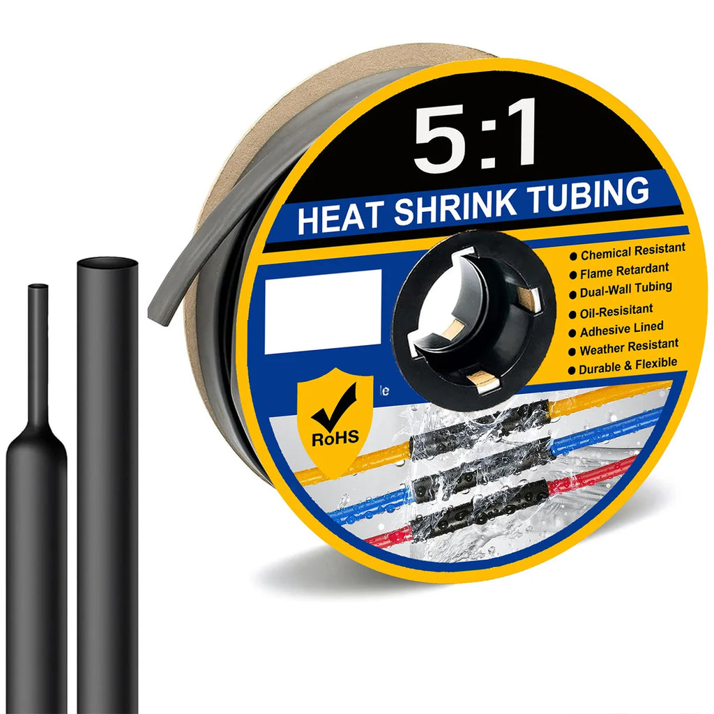 A Roll 5 1 Ratio Heat Shrink Tubing Φ4mm to Φ32 Dual Wall Ad