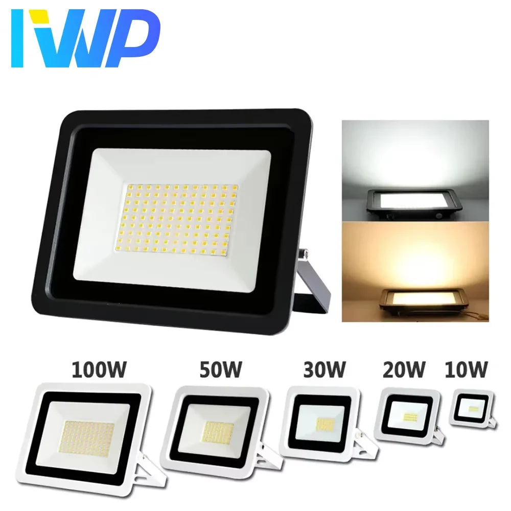 LED Flood Light 10W 20W 30W 50W 100W 220V IP68 Waterproof Ou