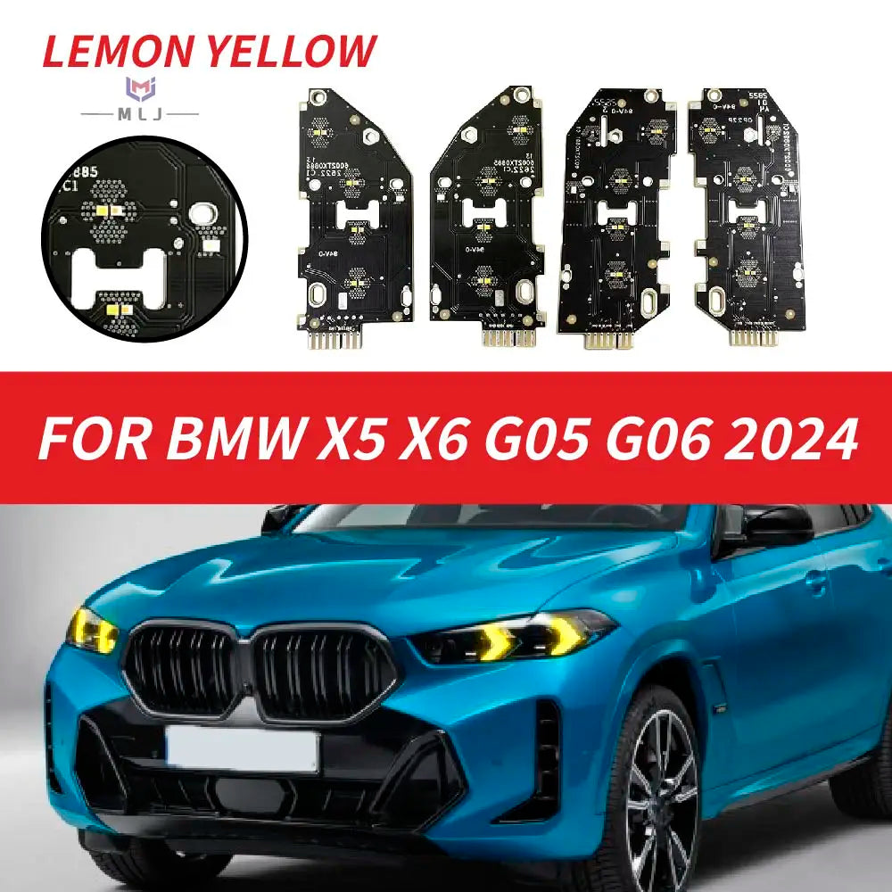 DRL LED Chip PCB Light Source Module For BMW X5 X6 G06 G06 2024 Headlight Daytime Running Light Replacement