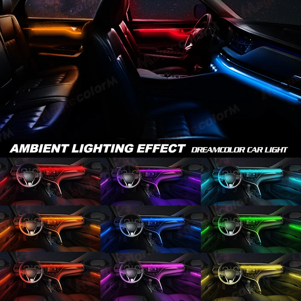 Vgetting Ambient Light 110CM LED Acrylic Strip For Auto DIY 