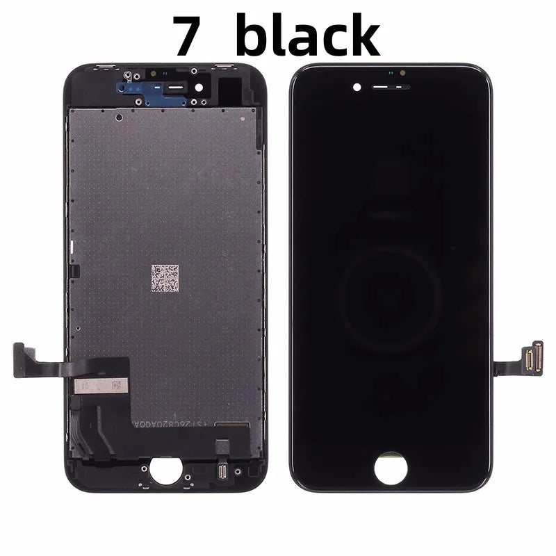 Lcd Display For Iphone 4 4S 5 5S 6 6S 7 8 Plus 7P 8P Black White Lcd Replacement Screen Digitizer Assembly With Repair Tools