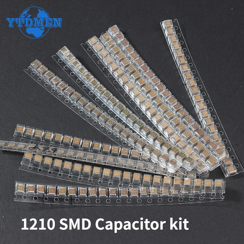 200PCS Capacitor SMD 1210 Assorted Set 0.1UF 100UF 10 Kinds 